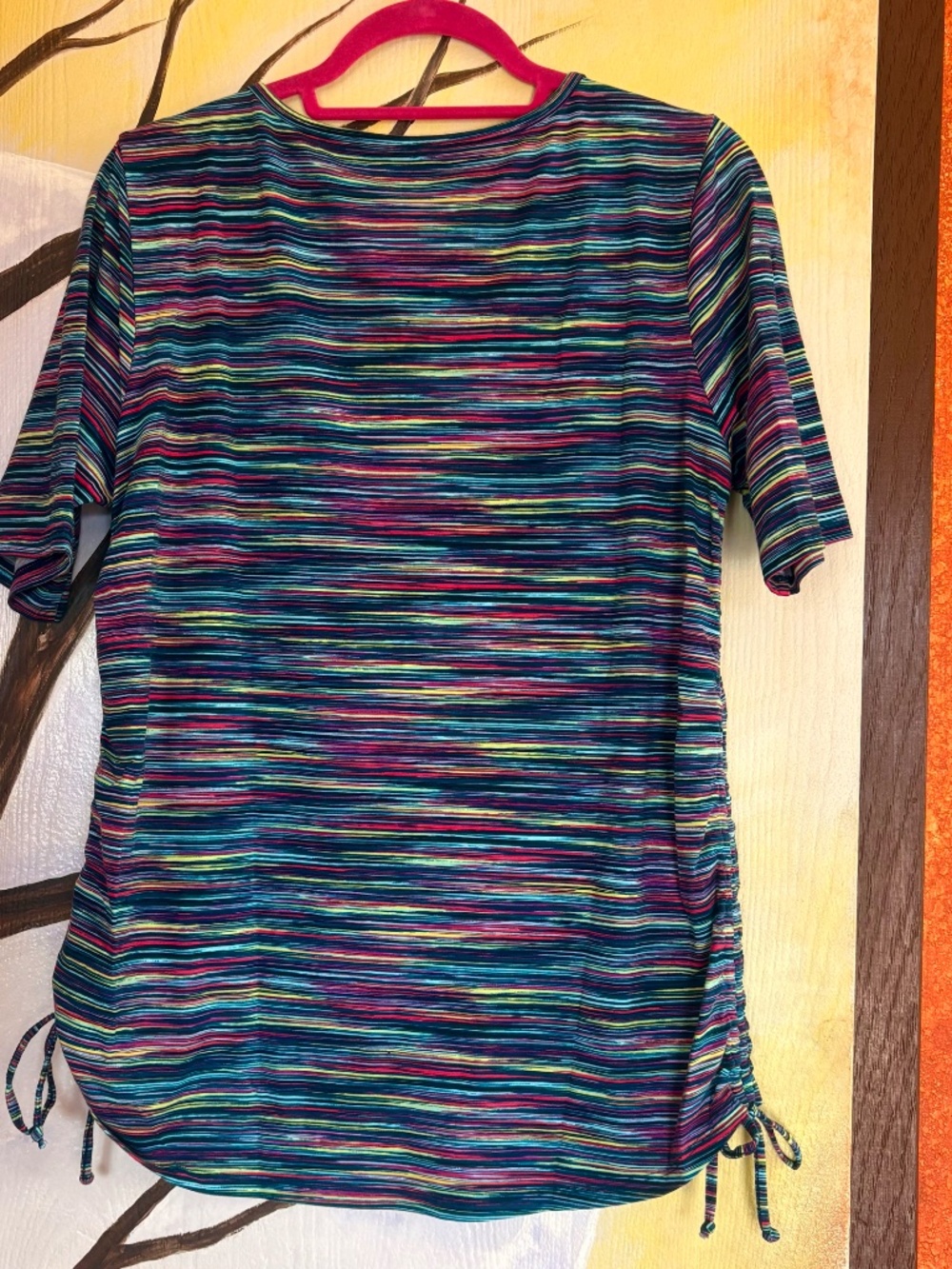Super Soft Striped T with Ties - Picture 3 of 6